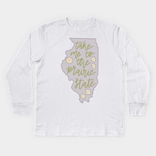 Illinois Kids Long Sleeve T-Shirt